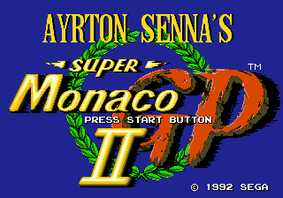 Ayrton Senna's Super Monaco GP