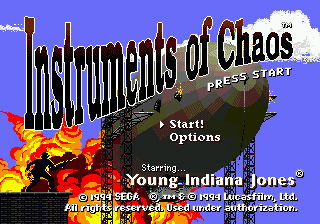 Instruments of Chaos starring Young Indiana Jones