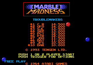 Marble Madness