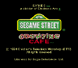 Sesame Street Counting Cafe