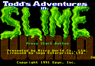 Todd's Adventures in Slime World