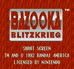 Bazooka Blitzkrieg