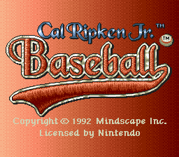 Cal Ripken Jr. Baseball