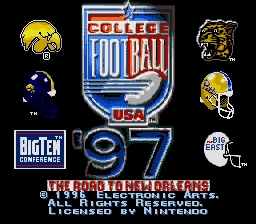 College Football USA 97