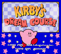 Kirby's Dream Course