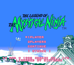 Legend of the Mystical Ninja