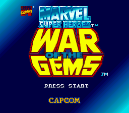Marvel Super Heroes in War of the Gems