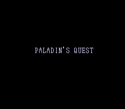 Paladin's Quest