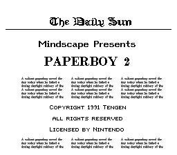 Paperboy 2