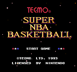 Tecmo Super NBA Basketball